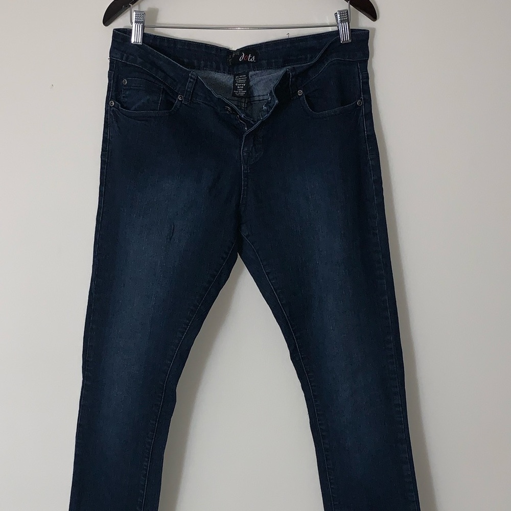 Dots 9/10 Curvy Women Dark Wash Jeans